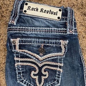 Womens Rock revival skinny jeans EXCELLENT CONDITION size 26